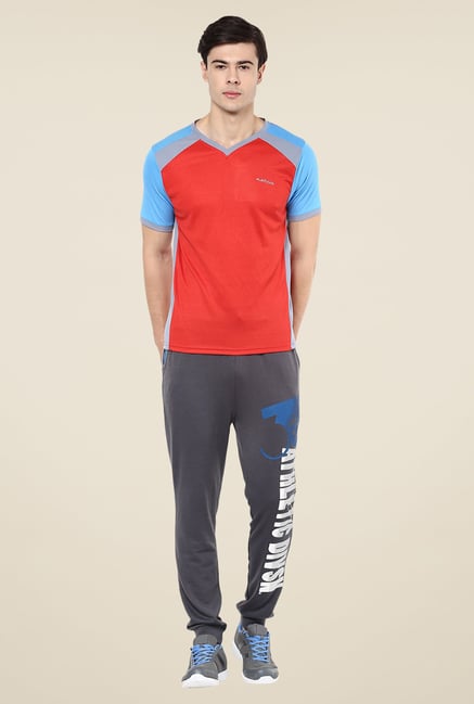 Yepme Red Davies Active Solid T Shirt Yepme Red Davies Active Solid T Shirt
