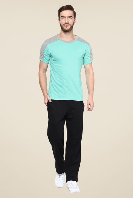 Yepme Tim High Performance Turquoise Solid T Shirt Yepme Tim High Performance Turquoise Solid T Shirt