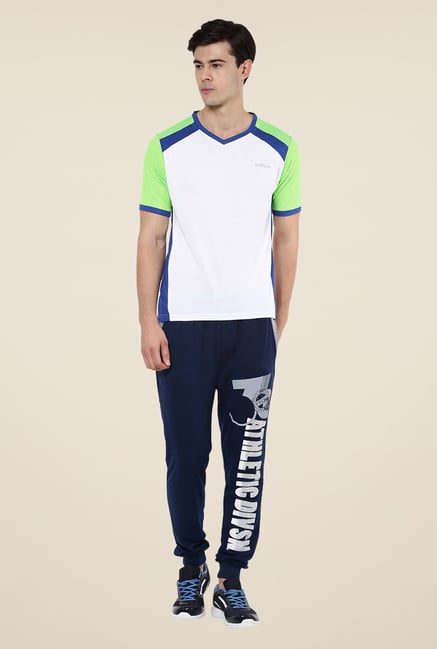 Yepme White Davies Active Solid T Shirt Yepme White Davies Active Solid T Shirt