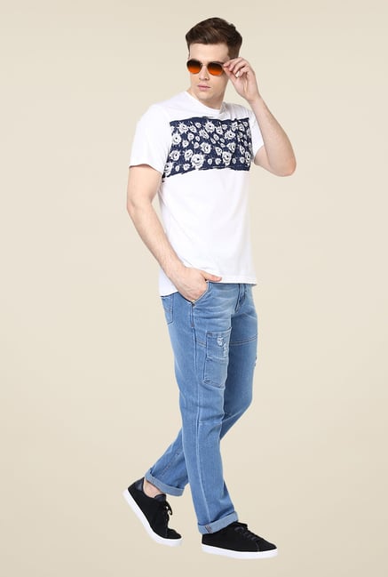 Yepme White Printed T Shirt Yepme White Printed T Shirt