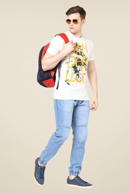 Yepme Wanderlust White Printed T Shirt Yepme Wanderlust White Printed T Shirt