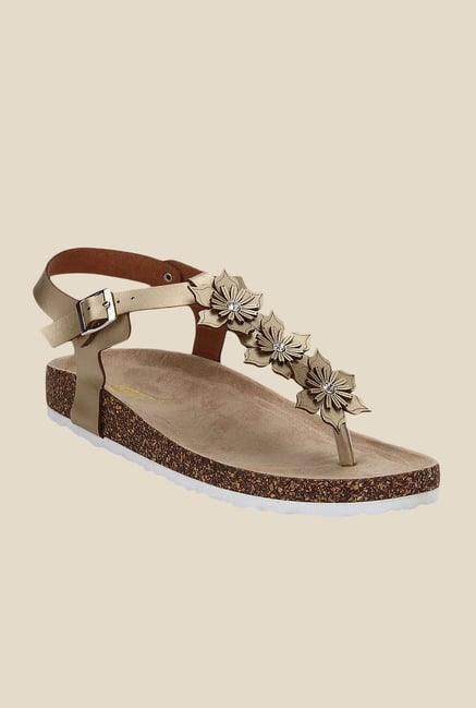Yepme Golden Ankle Strap Sandals Yepme Golden Ankle Strap Sandals