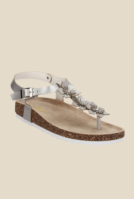 Yepme Silver Ankle Strap Sandals Yepme Silver Ankle Strap Sandals