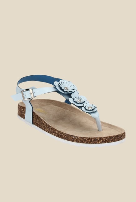 Yepme Sky Blue Ankle Strap Sandals Yepme Sky Blue Ankle Strap Sandals