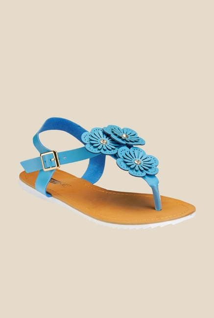 Yepme Blue Back Strap Sandals Yepme Blue Back Strap Sandals