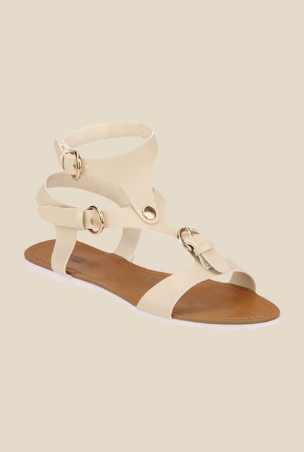 Yepme Beige Ankle Strap Sandals Yepme Beige Ankle Strap Sandals
