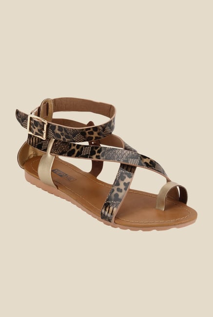 Yepme Brown Ankle Strap Sandals Yepme Brown Ankle Strap Sandals