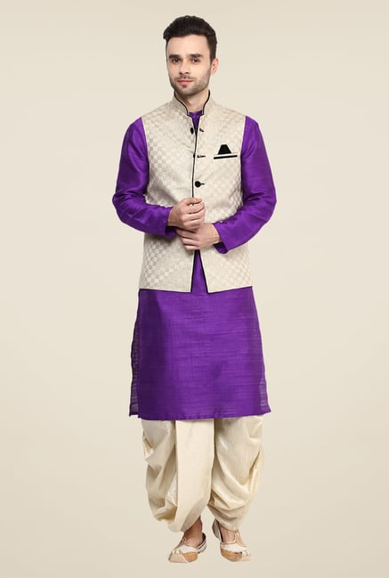 Yepme Beige Jason Self Print Nehru Jacket Yepme Beige Jason Self Print Nehru Jacket