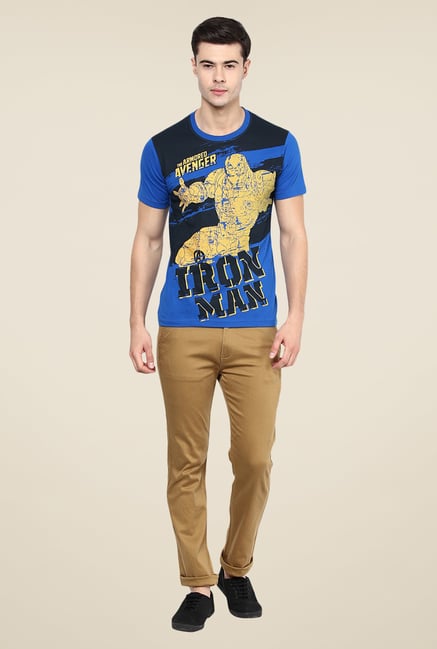 Yepme Marvel Iron Man Teardown Blue Printed T Shirt Yepme Marvel Iron Man Teardown Blue Printed T Shirt