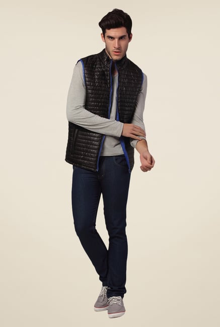 Yepme Black Altor Quilted Jacket Yepme Black Altor Quilted Jacket