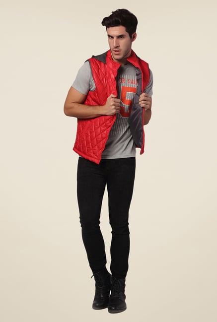 Yepme Red Rixton Quilted Jacket Yepme Red Rixton Quilted Jacket