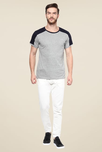 Yepme Grey Tim High Performance Active Solid T Shirt Yepme Grey Tim High Performance Active Solid T Shirt