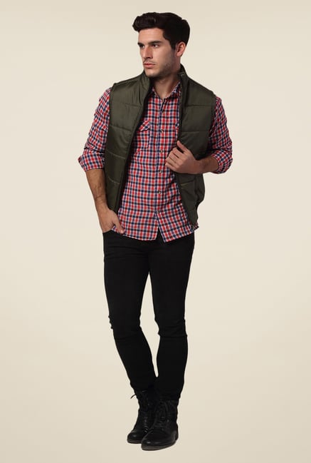 Yepme Olive Jacob Quilted Jacket Yepme Olive Jacob Quilted Jacket