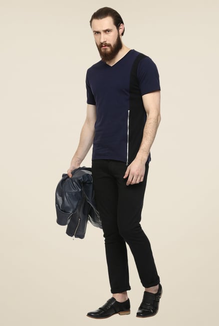 Yepme Navy Reeves Party T Shirt Yepme Navy Reeves Party T Shirt