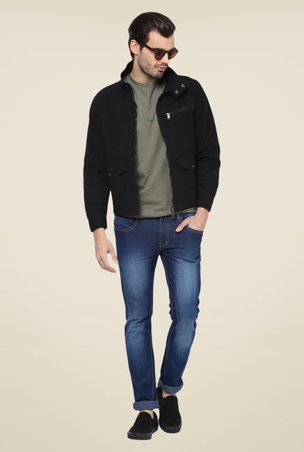 Yepme Black Edward Solid Jacket Yepme Black Edward Solid Jacket