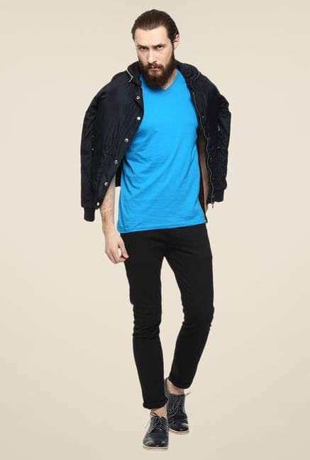 Yepme Blue Reeves Party T Shirt Yepme Blue Reeves Party T Shirt