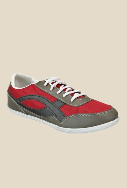 Yepme Red & Grey Sneakers Yepme Red & Grey Sneakers