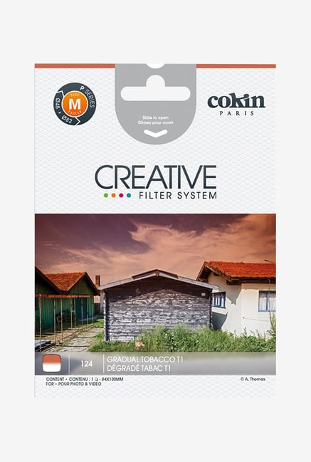Cokin P-Series P124 Tobacco Graduated T1 Filter Cokin P-Series P124 Tobacco Graduated T1 Filter
