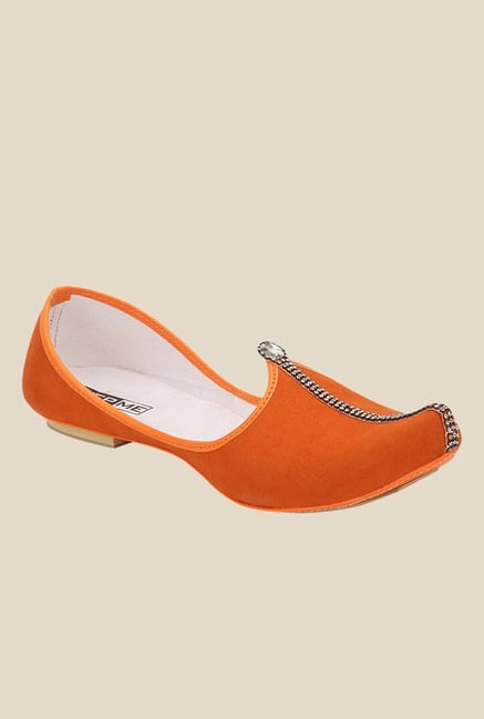 Yepme Orange Jutti Shoes Yepme Orange Jutti Shoes
