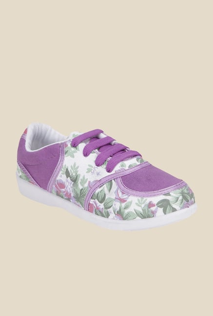 Yepme White & Purple Sneakers Yepme White & Purple Sneakers