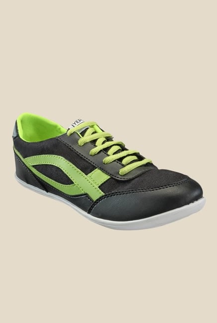 Yepme Black & Green Sneakers Yepme Black & Green Sneakers