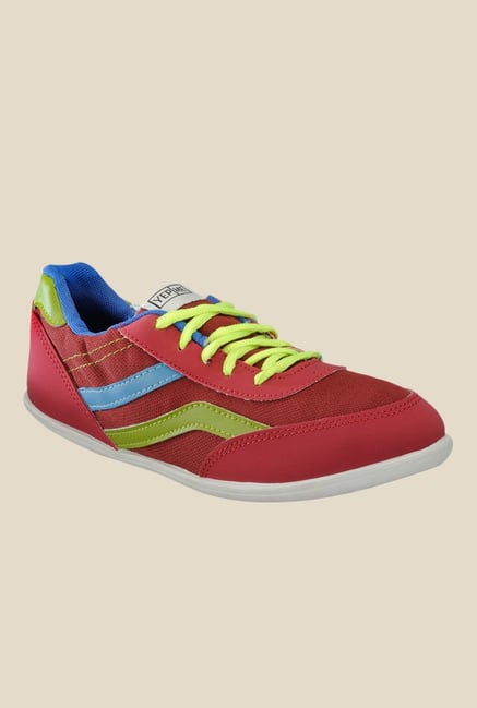 Yepme Burgundy & Green Sneakers Yepme Burgundy & Green Sneakers