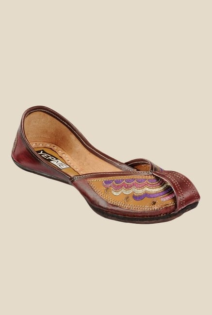 Yepme Brown Jutti Shoes Yepme Brown Jutti Shoes