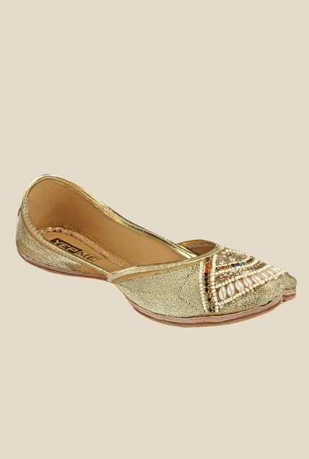 Yepme Golden Jutti Shoes Yepme Golden Jutti Shoes