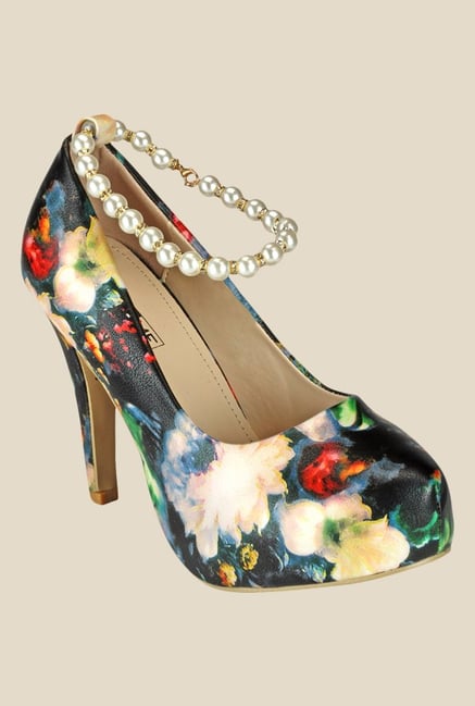 Yepme Multicoloured Ankle Strap Pumps Yepme Multicoloured Ankle Strap Pumps