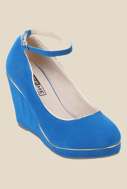 Yepme Blue Ankle Strap Pumps Yepme Blue Ankle Strap Pumps