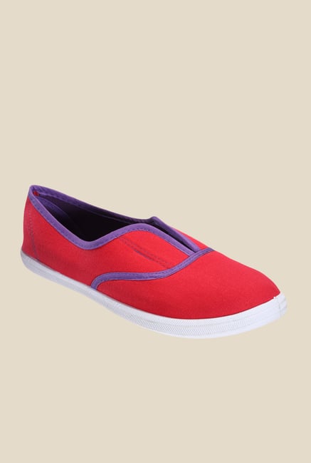 Yepme Red & Purple Plimsolls Yepme Red & Purple Plimsolls