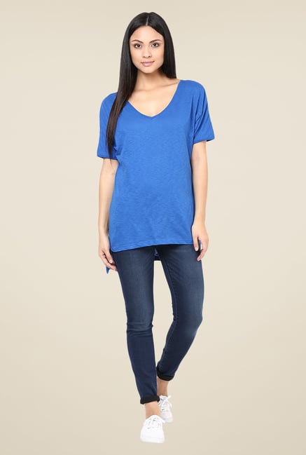 Yepme Blue Tiffany Asymmetrical Top Yepme Blue Tiffany Asymmetrical Top