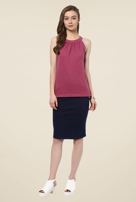 Yepme Wine Alisa Halter Premium Top Yepme Wine Alisa Halter Premium Top