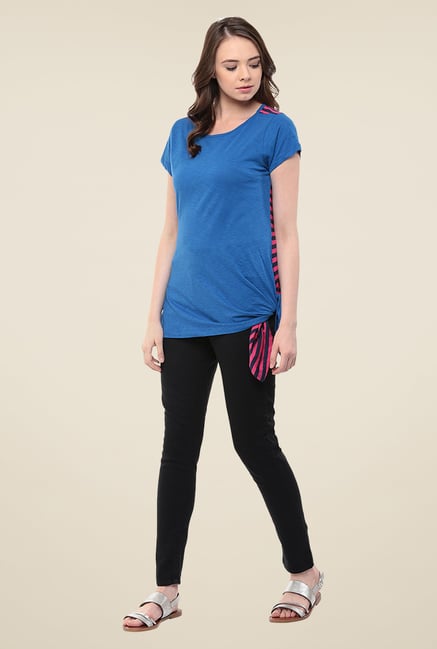 Yepme Blue Doria Asymmetrical Top Yepme Blue Doria Asymmetrical Top