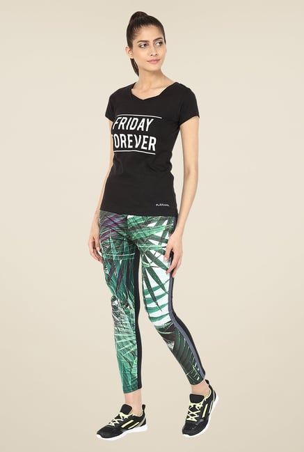 Yepme Della High Performance Black T Shirt Yepme Della High Performance Black T Shirt