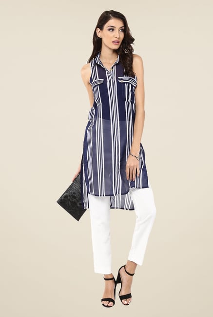 Yepme Navy Julia Asymmetrical Top Yepme Navy Julia Asymmetrical Top