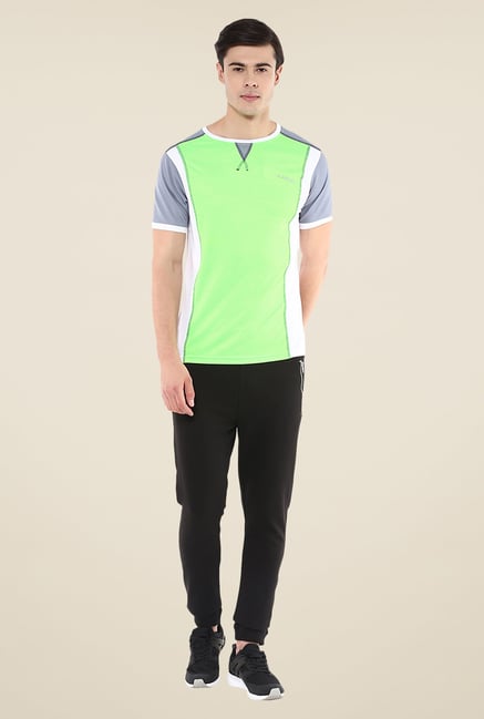 Yepme Green Hubert Active Solid T-shirt Yepme Green Hubert Active Solid T-shirt