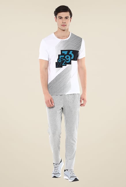 Yepme White Lee High Performance Printed T-shirt Yepme White Lee High Performance Printed T-shirt