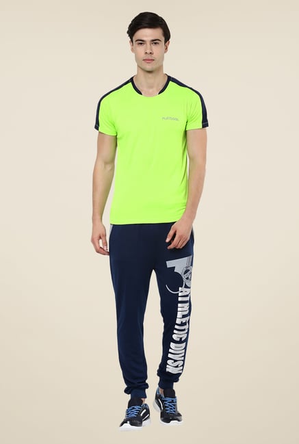 Yepme Lime Merlin High Performance Active Solid T-shirt Yepme Lime Merlin High Performance Active Solid T-shirt