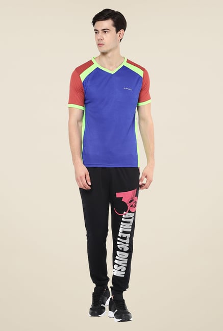 Yepme Blue Davies Active Solid T-shirt Yepme Blue Davies Active Solid T-shirt