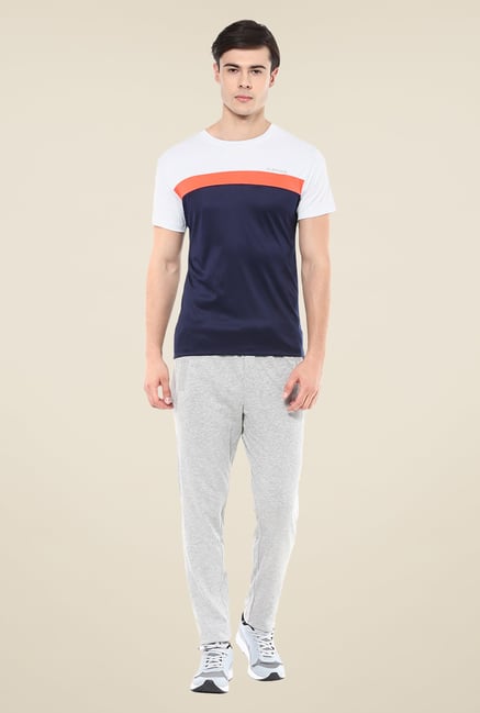 Yepme Navy Cyril High Performance Active Solid T-shirt Yepme Navy Cyril High Performance Active Solid T-shirt