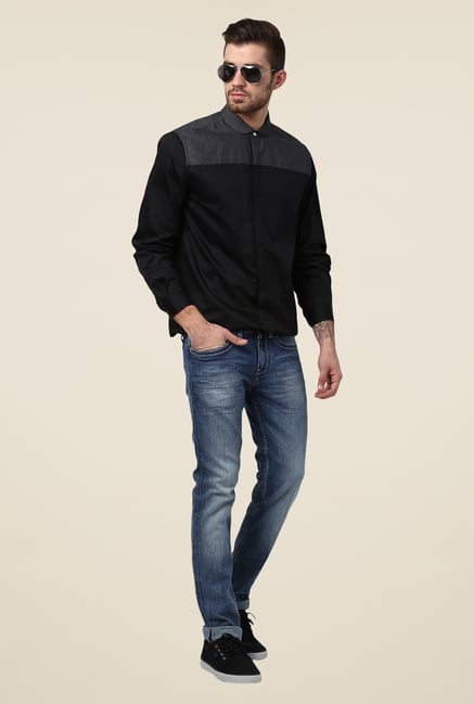Yepme Black Ashten Premium Shirt Yepme Black Ashten Premium Shirt