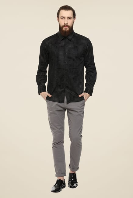 Yepme Black Morris Party Shirt Yepme Black Morris Party Shirt
