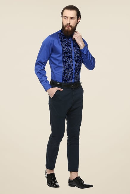 Yepme Blue Axwell Party Shirt Yepme Blue Axwell Party Shirt