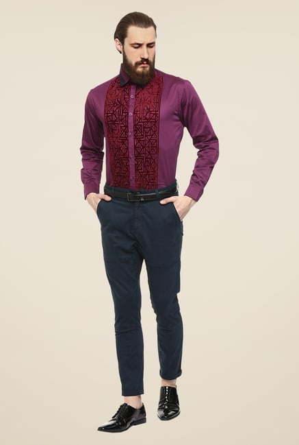Yepme Purple Axwell Party Shirt Yepme Purple Axwell Party Shirt