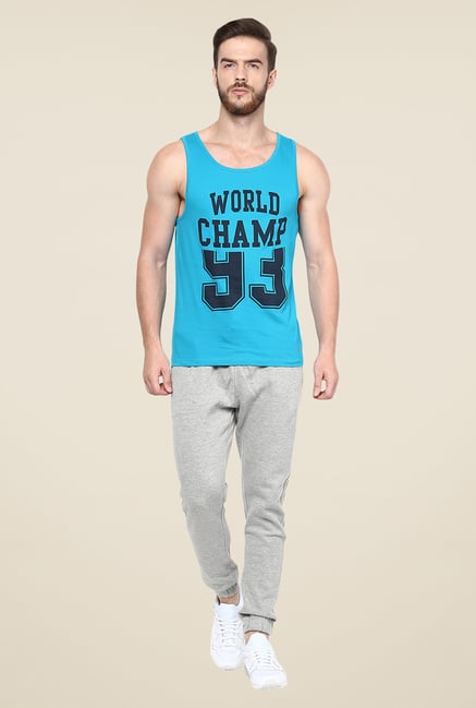 Yepme Blue Lars High Performance Muscle Vest Yepme Blue Lars High Performance Muscle Vest