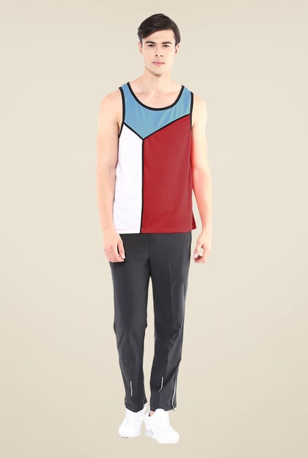 Yepme Maroon Claude Muscle Vest Yepme Maroon Claude Muscle Vest