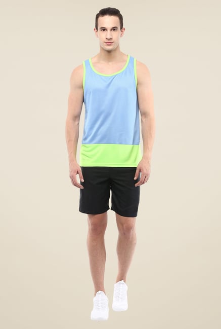 Yepme Blue Kurt Muscle Vest Yepme Blue Kurt Muscle Vest