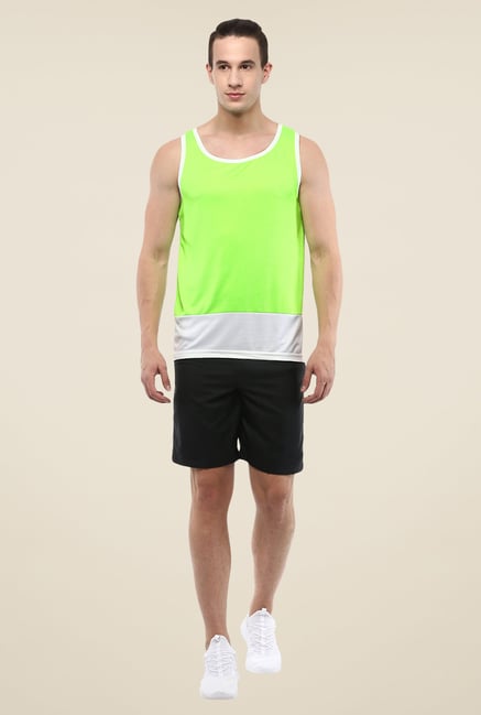 Yepme Green Kurt Muscle Vest Yepme Green Kurt Muscle Vest