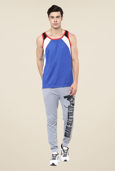 Yepme Blue Crosby Muscle Vest Yepme Blue Crosby Muscle Vest